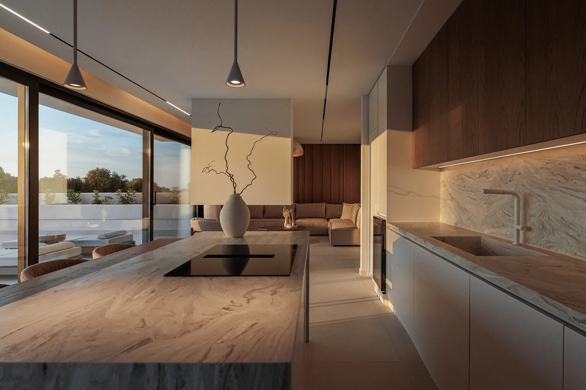 Nuveel Exclusive VIllas-Superior 3 bedroom Villa kuhinja